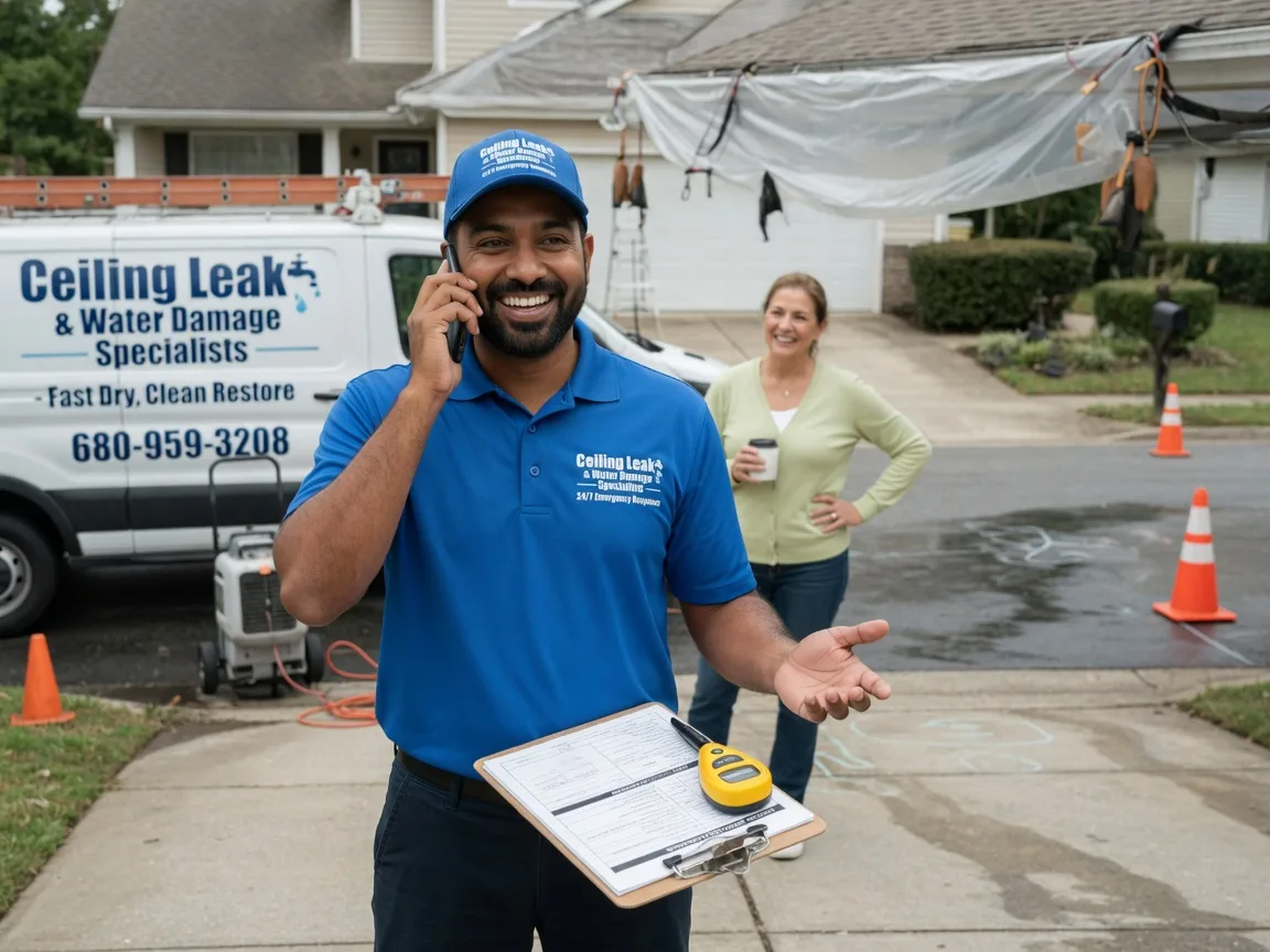 Ceiling Leak Cleanup Knob Noster, MO FAQs